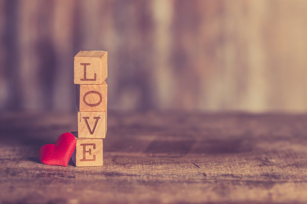 LOVEの文字