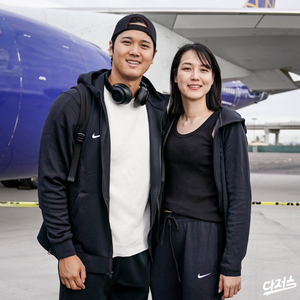 大谷翔平と田中真美子