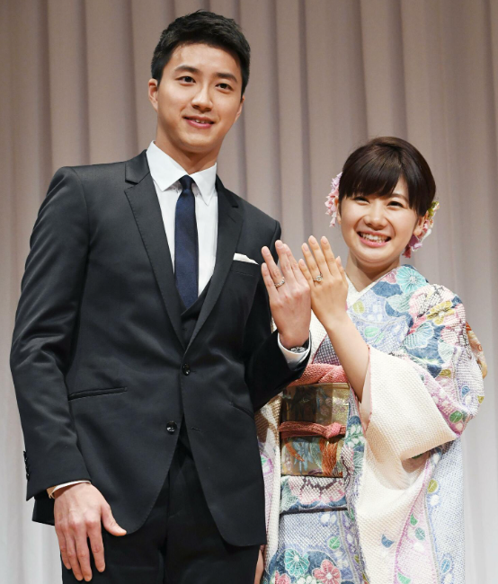江宏傑と福原愛
