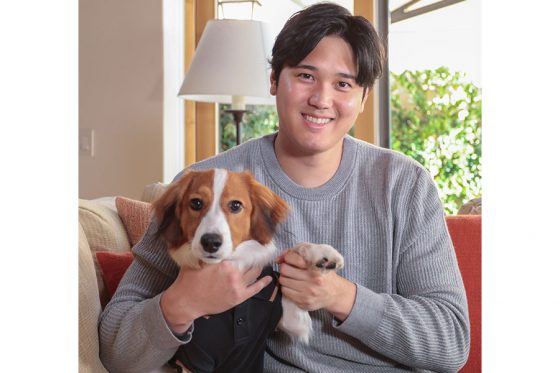 大谷翔平とデコピン