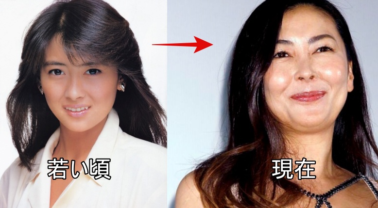 中山美穂の若い頃と現在の比較画像