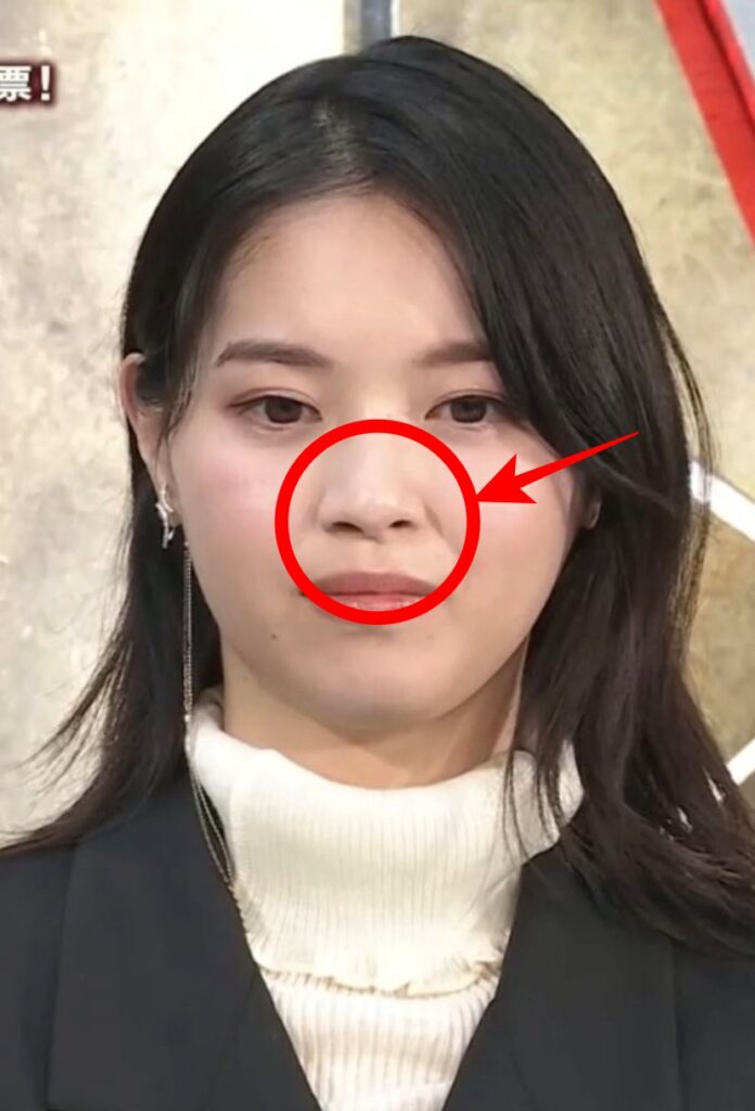 西野七瀬の鼻画像1