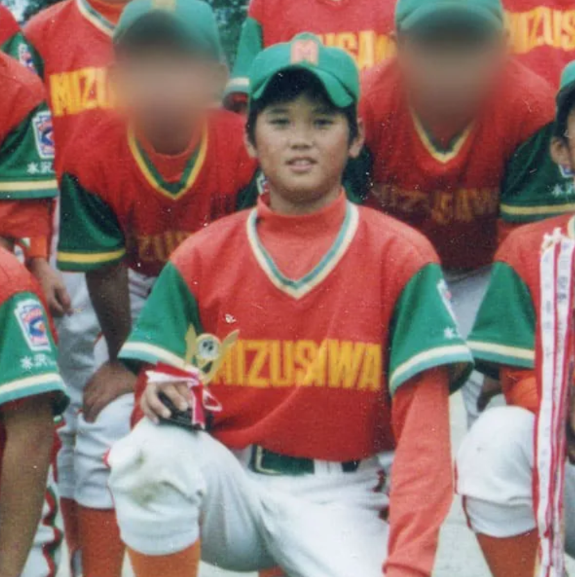 子供の頃の大谷翔平