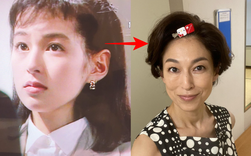 若い頃の鈴木保奈美と比較画像