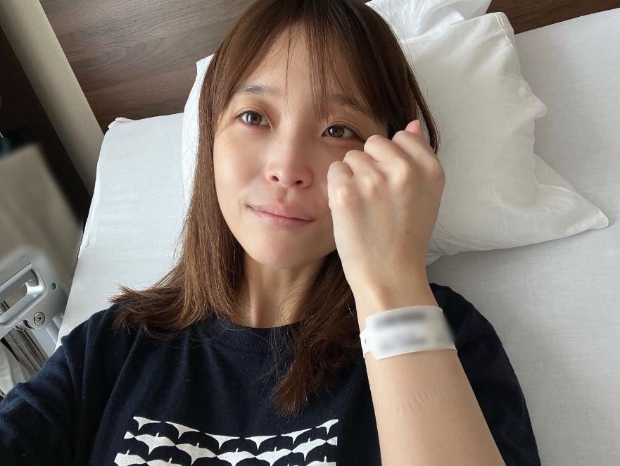 入院中の渡邊渚