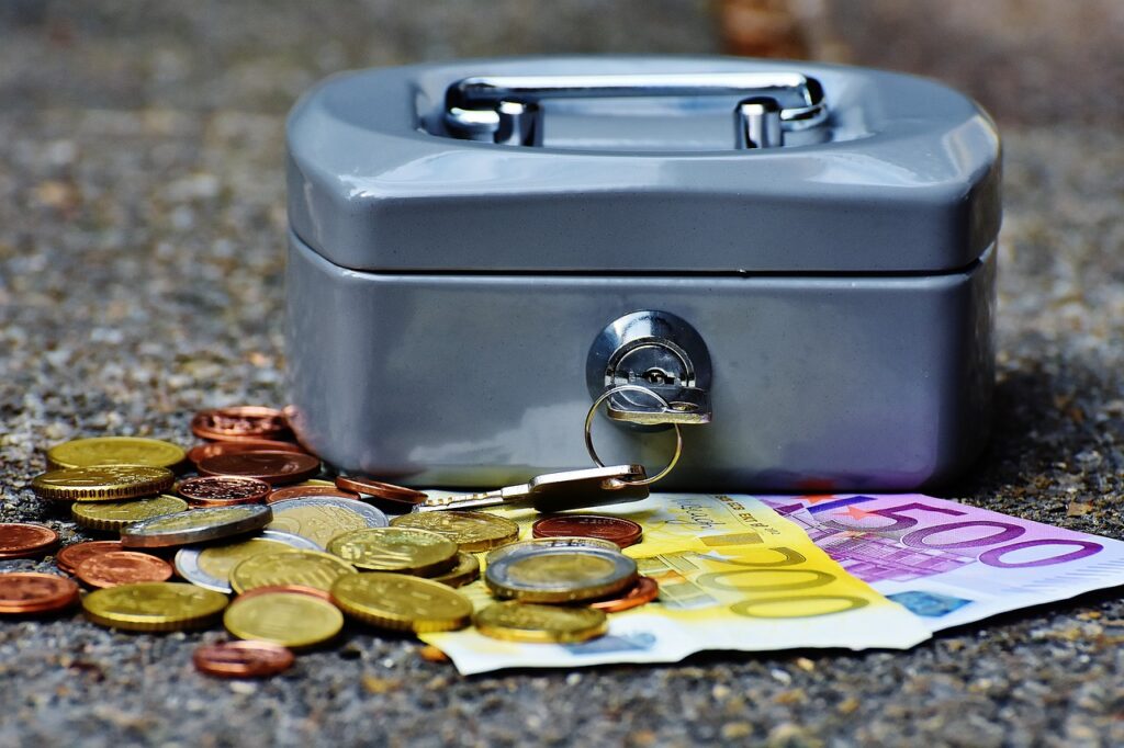 金庫とお金