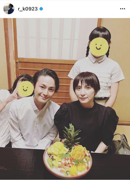 木村了と奥菜恵と娘たち