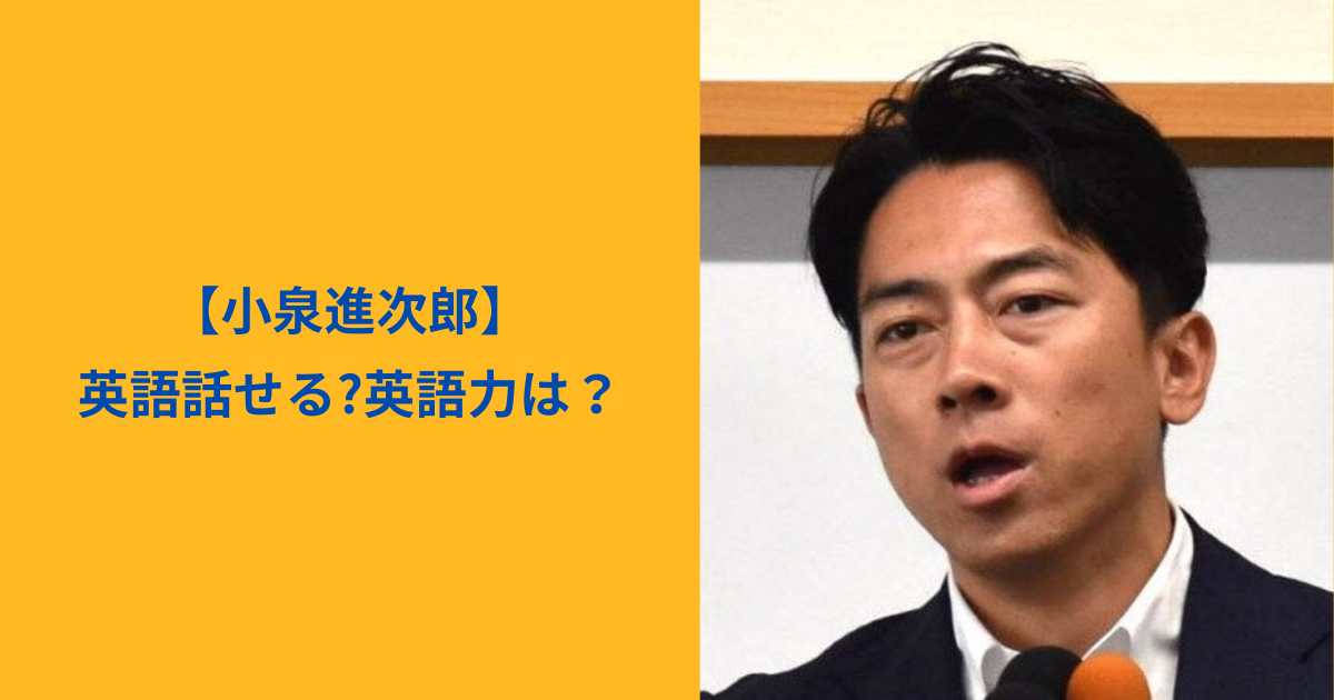 小泉進次郎 アイキャッチ