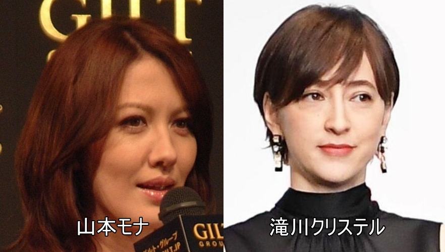山本モナと滝川クリステル比較画像