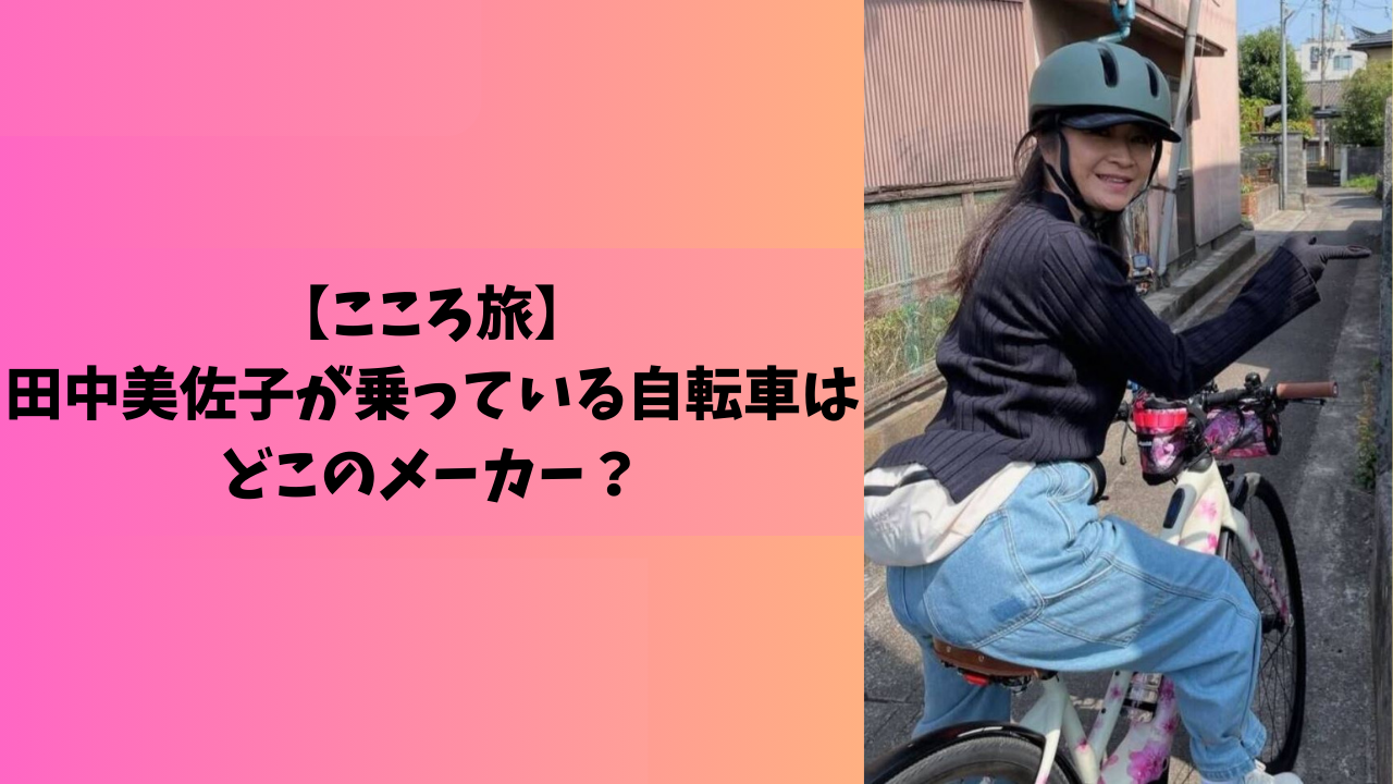 田中美佐子　こころ旅　アイキャッチ